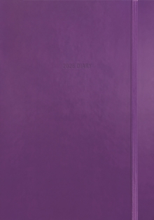 Purple Soft Touch A5 Diary 2026