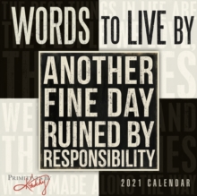 WORDS TO LIVE BY 2021 CALENDAR