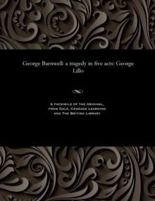 Image for George Barnwell