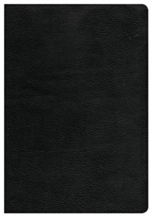 Image for CSB Giant Print Reference Bible, Black Genuine Leather, Indexed