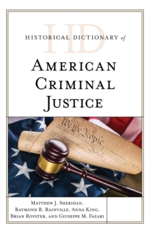 Image for Historical dictionary of American criminal justice