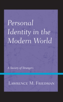 Image for Personal identity in the modern world  : a society of strangers