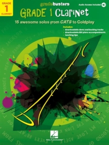 Image for Gradebusters Grade 1 - Clarinet : 15 Awesome Solos from Cats to Coldplay