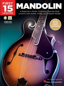 Image for FIRST 15 LESSONS MANDOLIN