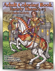 Image for Adult Coloring Book Variety Themes #3