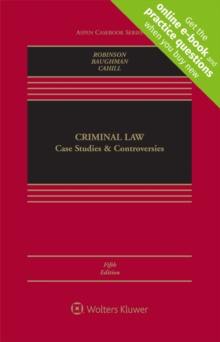 Image for Criminal Law: Case Studies & Controversies