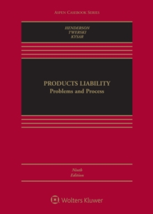Image for Products Liability: Problems and Process