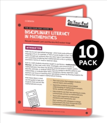 Image for BUNDLE: Lent: The On-Your-Feet Guide to Disciplinary Literacy in Math: 10 Pack