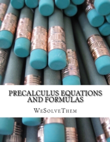 Image for PreCalculus Equations and Formulas