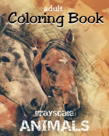 Image for Adult Coloring Book - Grayscale Animals