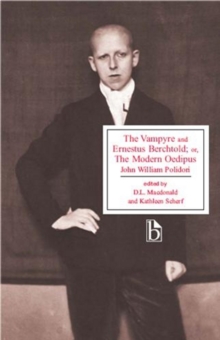 Image for The Vampyre and Ernestus Berchtold : or the Modern Oedipus