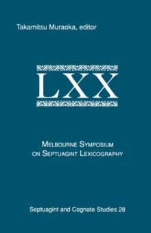 Image for Melbourne Symposium on Septuagint Lexicography