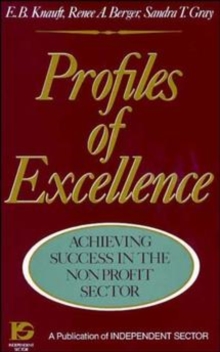 Image for Profiles of Excellence : Achieving Success in the Nonprofit Sector