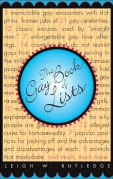 Image for The Gay Book Of Lists 3ed