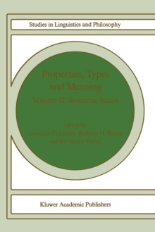 Image for Properties, Types and Meaning