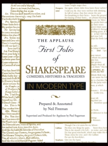 Image for Applause First Folio of Shakespeare in Modern Type