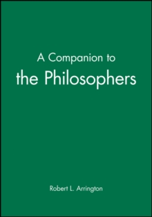 Image for A Companion to the Philosophers