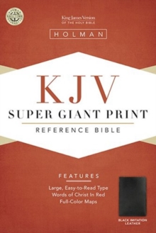 Image for KJV Super Giant Print Reference Bible, Black Simulated Leather