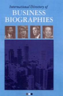 Image for International directory of business biographies