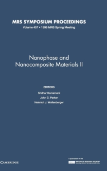 Image for Nanophase and Nanocomposite Materials II: Volume 457