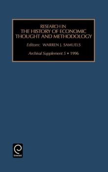 Image for Research in the History of Economic Thought and Methodology