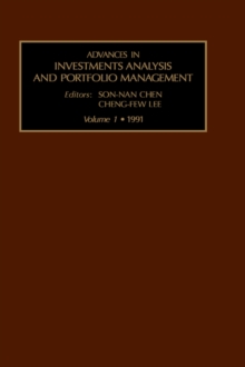 Image for Advances in Investment Analysis and Portfolio Management