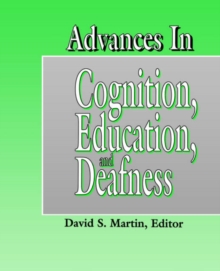 Image for Advances in Cognition, Education and Deafness