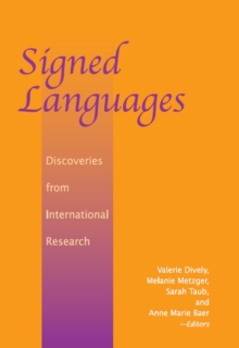 Image for Signed Languages: Discoveries from International Research