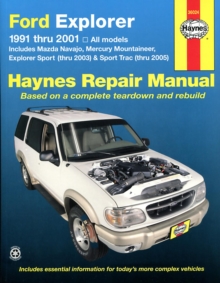 Ford Explorer, Mazda Navajo, Mercury Mountaineer (91 – 05)