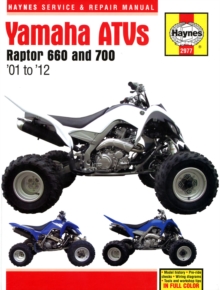 Yamaha Raptor 660 & 700 ATVs (01 – 12) Haynes Repair Manual