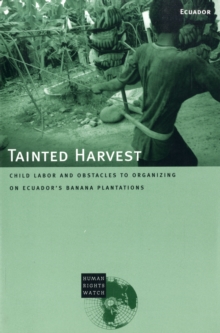 Image for Tainted harvest  : child labor and obstacles to organizing on Ecuador's banana plantations