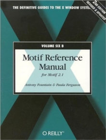 Image for Motif Reference Manual; Vol.6B : For Motif 2.1