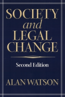 Image for Society And Legal Change 2Nd Ed