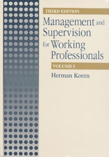 Image for Management Supervision for Working Profiles, Third Edition, Two Volume Set