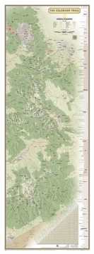Image for National Geographic Colorado Trail Laminated Wall Map