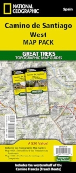 Image for Camino de Santiago - Camino Frances West Map Pack Bundle : 2 Map set
