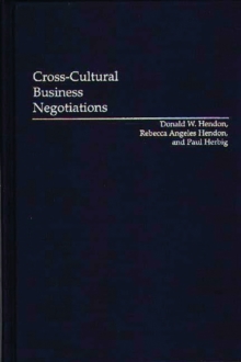 Image for Cross-Cultural Business Negotiations