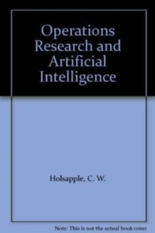 Operations Research and Artificial Intelligence