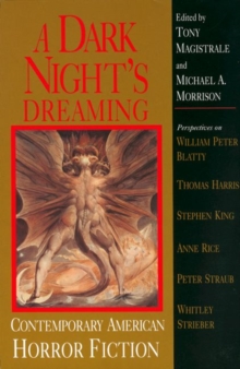 Image for A Dark Night's Dreaming : Contemporary American Horror Fiction