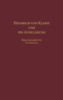 Image for Heinrich von Kleist und die Aufklarung