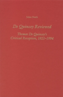 Image for De Quincey Reviewed