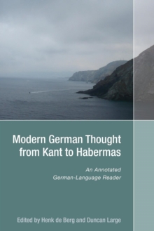 Image for Modern German thought from Kant to Habermas  : an annotated German-Language reader