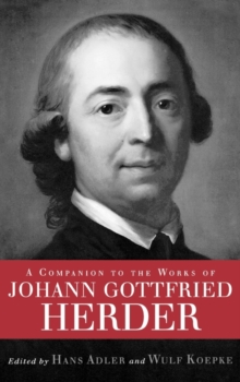 Image for A Companion to the Works of Johann Gottfried Herder