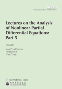 Lectures on the Analysis of Nonlinear Partial Differential Equations