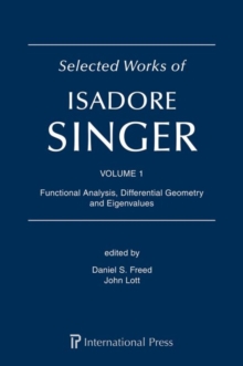 Image for Selected Works of Isadore Singer: Volume 1