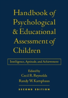 Image for Handbook Of Psychological And Educational Assessment Of Chil