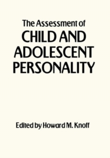 Assessment of Child and Adolescent Personality