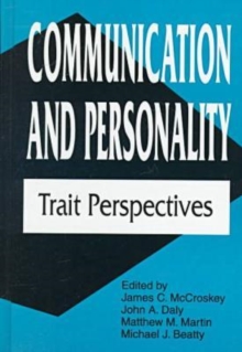 Image for Communication and Personality : Trait Perspectives