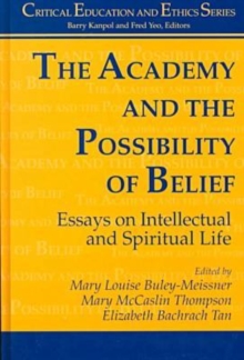 Image for The Academy and the Possibility of Belief