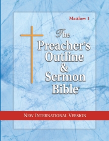 Image for Preacher's Outline & Sermon Bible-NIV-Matthew 1 : Chapters 1-15